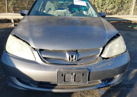 2005 Honda Civic Ex z USA, uszkodzony, nr VIN 2HGES26745H570491